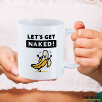 Kaffeetasse Let´s get naked Banane 330ml
