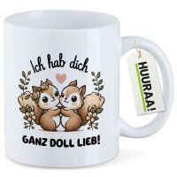 Kaffeetasse Ich hab dich ganz doll lieb...