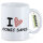Kaffeetasse I love Comic Sans Herz 330ml