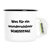 Emaille Tasse Was für ein wunderschöner...