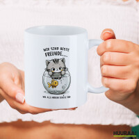 Kaffeetasse Beste Freunde Weil alle anderen scheiße sind. 330ml