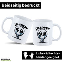 Kaffeetasse Im sorry weinendes Männchen 330ml