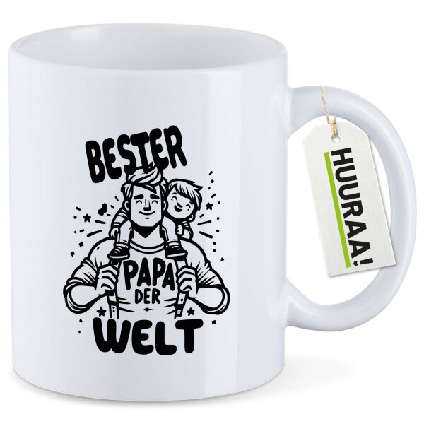 Kaffeetasse Bester Papa der Welt 330ml