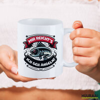 Kaffeetasse Mir reichtss ich geh angeln Fisch 330ml