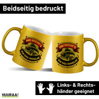 Glitzertasse Mir reichtss ich geh angeln Fisch 330ml