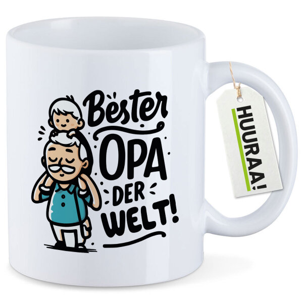 Kaffeetasse Bester Opa der Welt 330ml