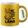 Glitzertasse Besten Tage beginnen mit einem Lama 330ml