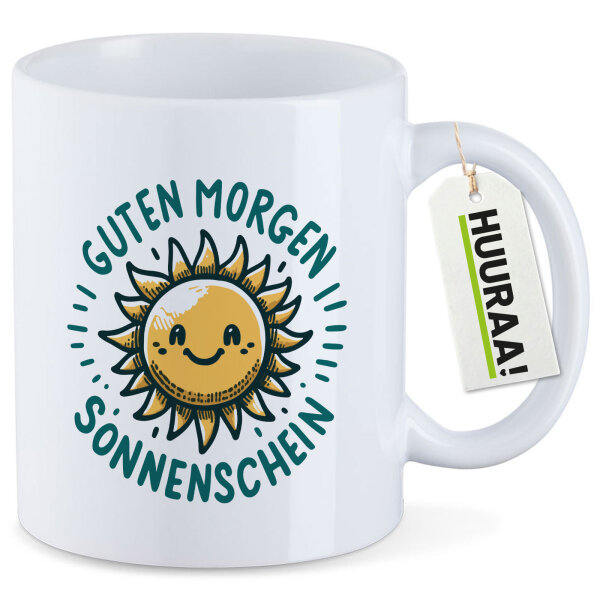Kaffeetasse Guten Morgen Sonnenschein Sonne 330ml