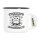 Emaille Tasse Lieber verfressen als gar kein Hobby 300ml Vintage Emaille Becher