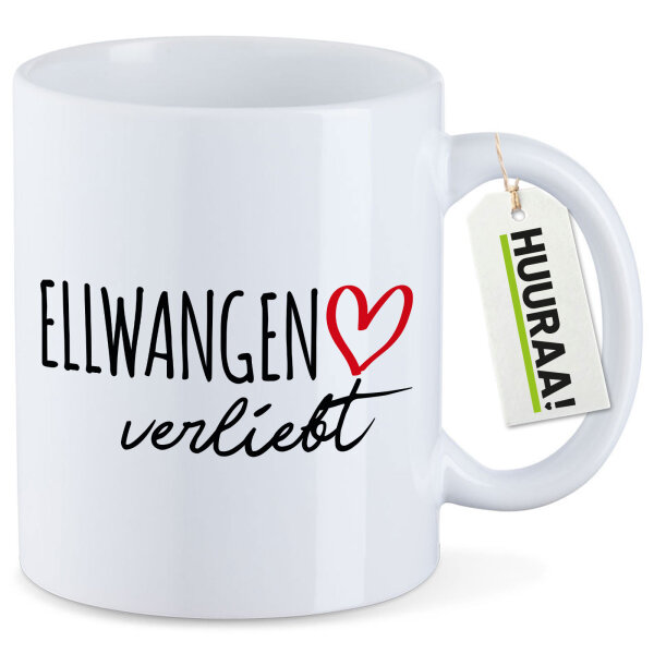 Kaffeetasse Ellwangen Jagst verliebt 330ml