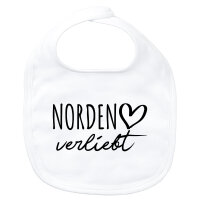 Baby Lätzchen Norden verliebt