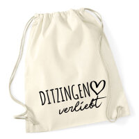 Turnbeutel Ditzingen verliebt 12 Liter