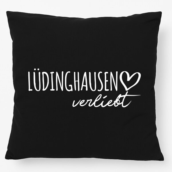 Kissen Lüdinghausen verliebt 40x40cm