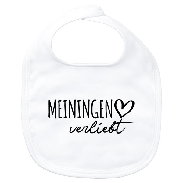 Baby Lätzchen Meiningen verliebt Klettverschluss