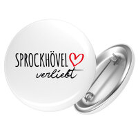 Button Sprockhövel verliebt Anstecker