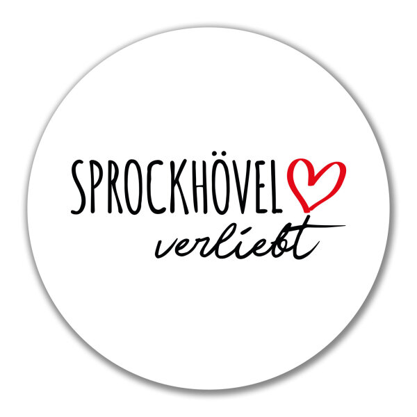 Aufkleber Sprockhövel verliebt 10cm Sticker