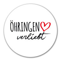 Aufkleber Öhringen verliebt 10cm Sticker
