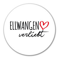 Aufkleber Ellwangen Jagst verliebt 10cm Sticker