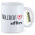 Kaffeetasse Vollidiot mit Herz 330ml