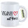 Kaffeetasse Veganer mit Herz 330ml