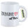 Kaffeetasse Patentante mit Herz 330ml