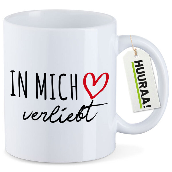 Kaffeetasse In mich verliebt 330ml