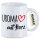 Kaffeetasse Uroma mit Herz 330ml