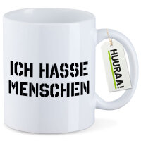 Kaffeetasse Ich hasse Menschen 330ml