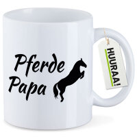 Kaffeetasse Pferdepapa Silhouette 330ml