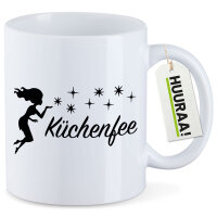 Kaffeetasse Küchenfee Sternenstaub 330ml