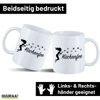 Kaffeetasse Küchenfee Sternenstaub 330ml