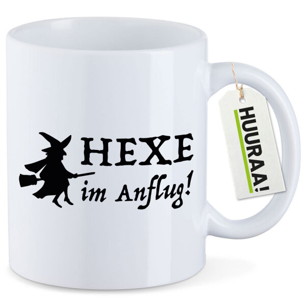 Kaffeetasse Hexe im Anflug 330ml