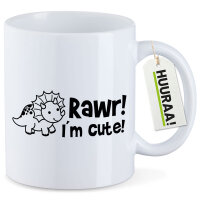 Kaffeetasse Triceratops I`m cute 330ml