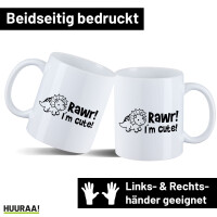Kaffeetasse Triceratops I`m cute 330ml