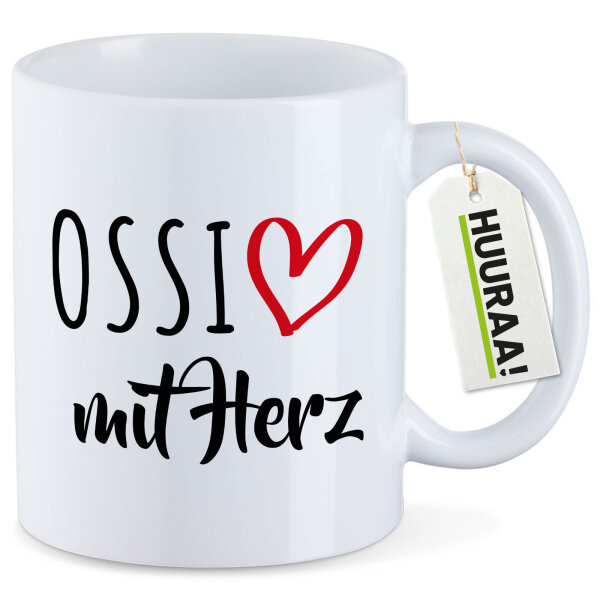 Kaffeetasse Ossi mit Herz 330ml