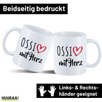 Kaffeetasse Ossi mit Herz 330ml