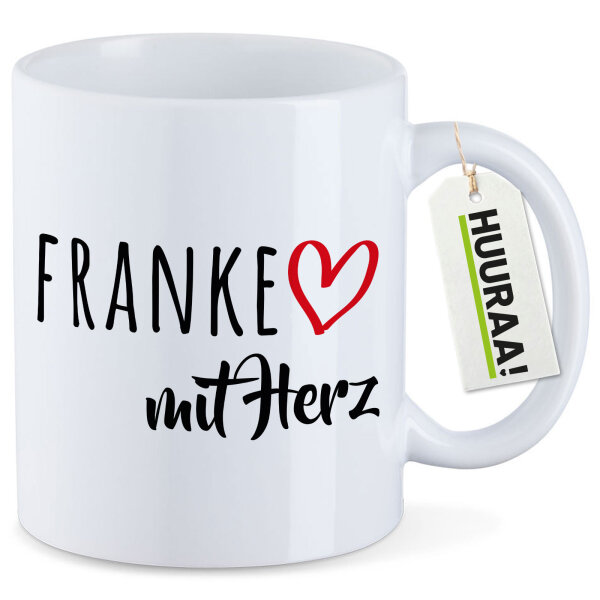 Kaffeetasse Franke mit Herz 330ml