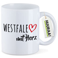 Kaffeetasse Westfale mit Herz 330ml