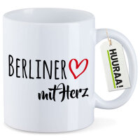 Kaffeetasse Berliner mit Herz 330ml