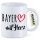 Kaffeetasse Bayer mit Herz 330ml