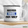 Emaille Tasse Bester Onkel der Welt 300ml Vintage