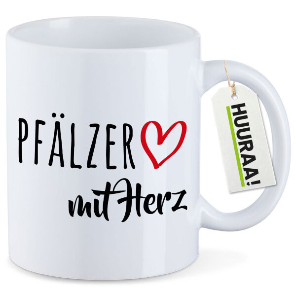 Kaffeetasse Pfälzer mit Herz 330ml