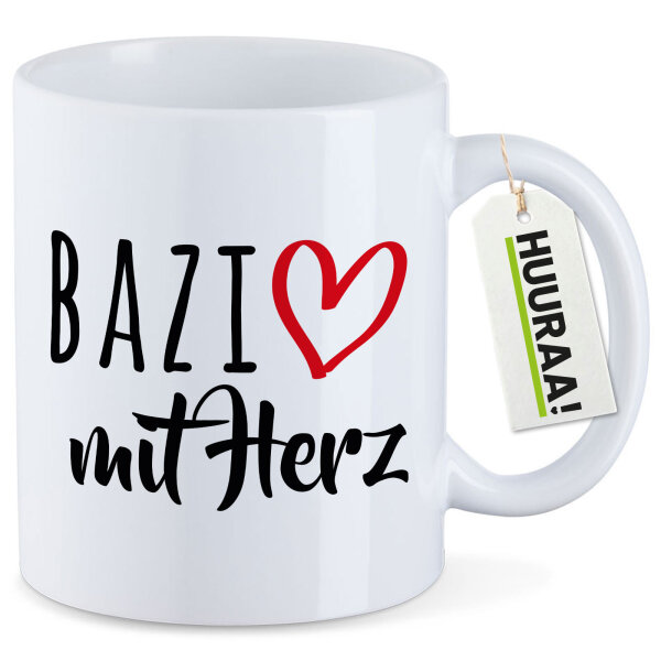Kaffeetasse Bazi mit Herz 330ml