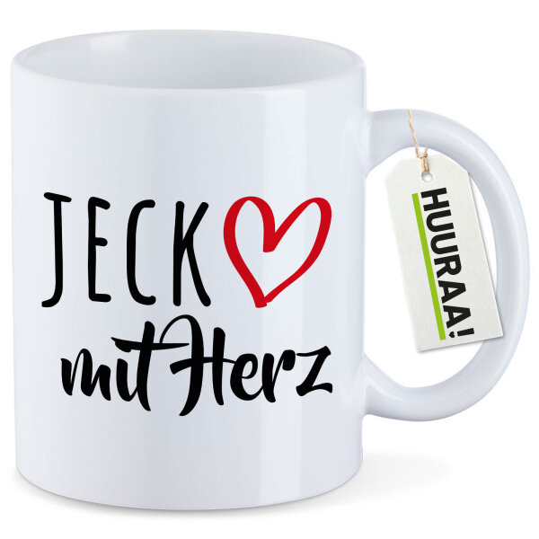 Kaffeetasse Jeck mit Herz 330ml