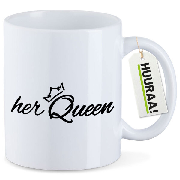 Kaffeetasse her Queen Krone 330ml