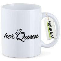 Kaffeetasse her Queen Krone 330ml