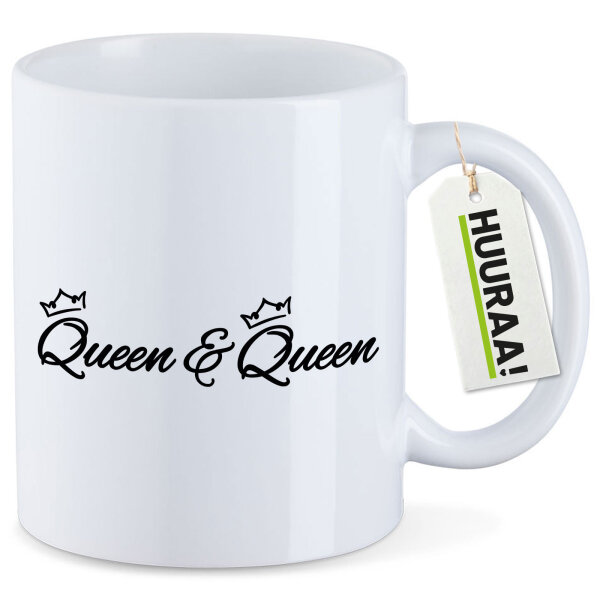 Kaffeetasse Queen & Queen Krone 330ml