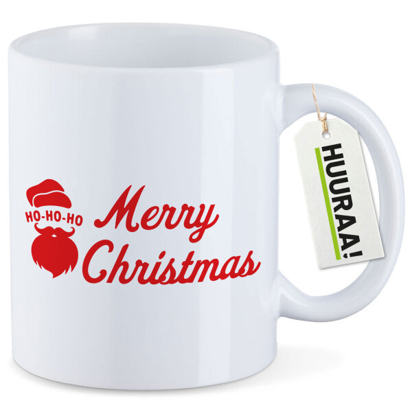 Kaffeetasse Ho Ho Ho Santa Merry Christmas 330ml