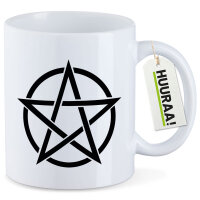 Kaffeetasse Pentagramm Drudenfuß 330ml