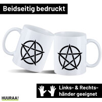 Kaffeetasse Pentagramm Drudenfuß 330ml